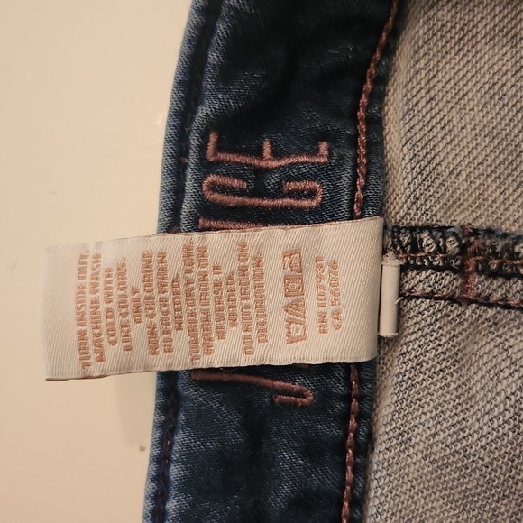 Justice Denim Jean Shorts Size 8 - Picture 4 of 6